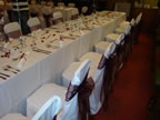 Macauleys Tea Rooms Chair Cover Hire